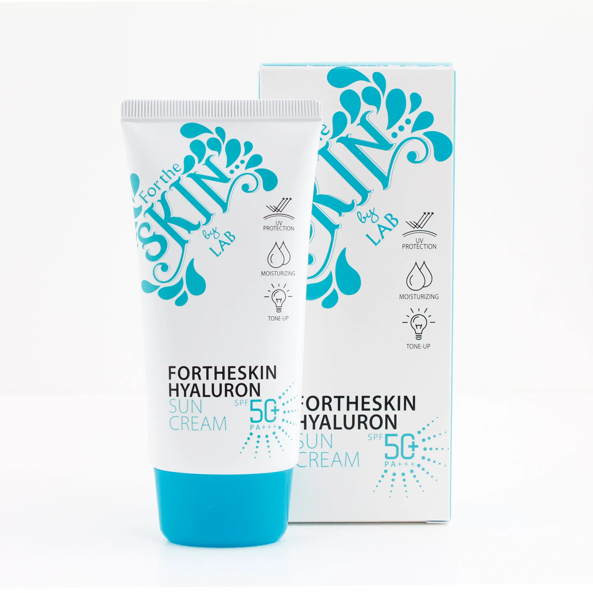 Hyaluronic Acid Sun Cream Balances Oil&Moisture Sun Protector Lotion Sunscreen for Face&Body Lightweight Formula All Skin Types