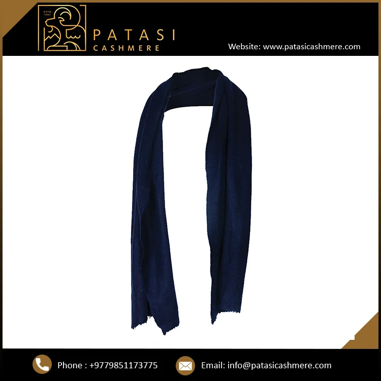 Unisex 35x180cm Wool Blended Cashmere Scarf 1ply Herringbone Pattern Luxury Printed Shawl Thick and Soft Nepal Muffler