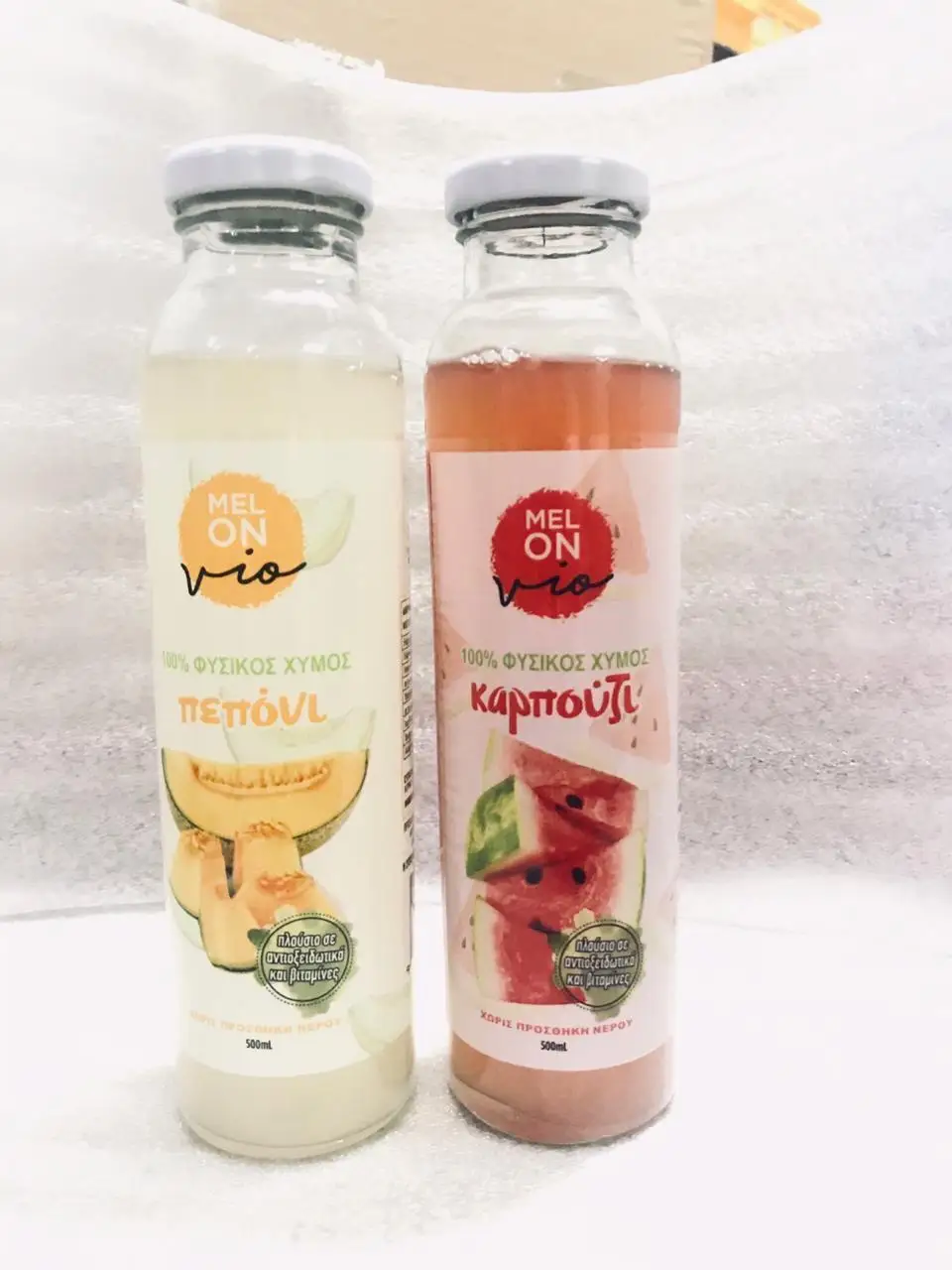 Консервированный сок арбуза JUICY VIO/Vannmelonsaft 12 упаковок норвежский рынок бутылка воды дыни ананаса пюре стерилизованный цветной