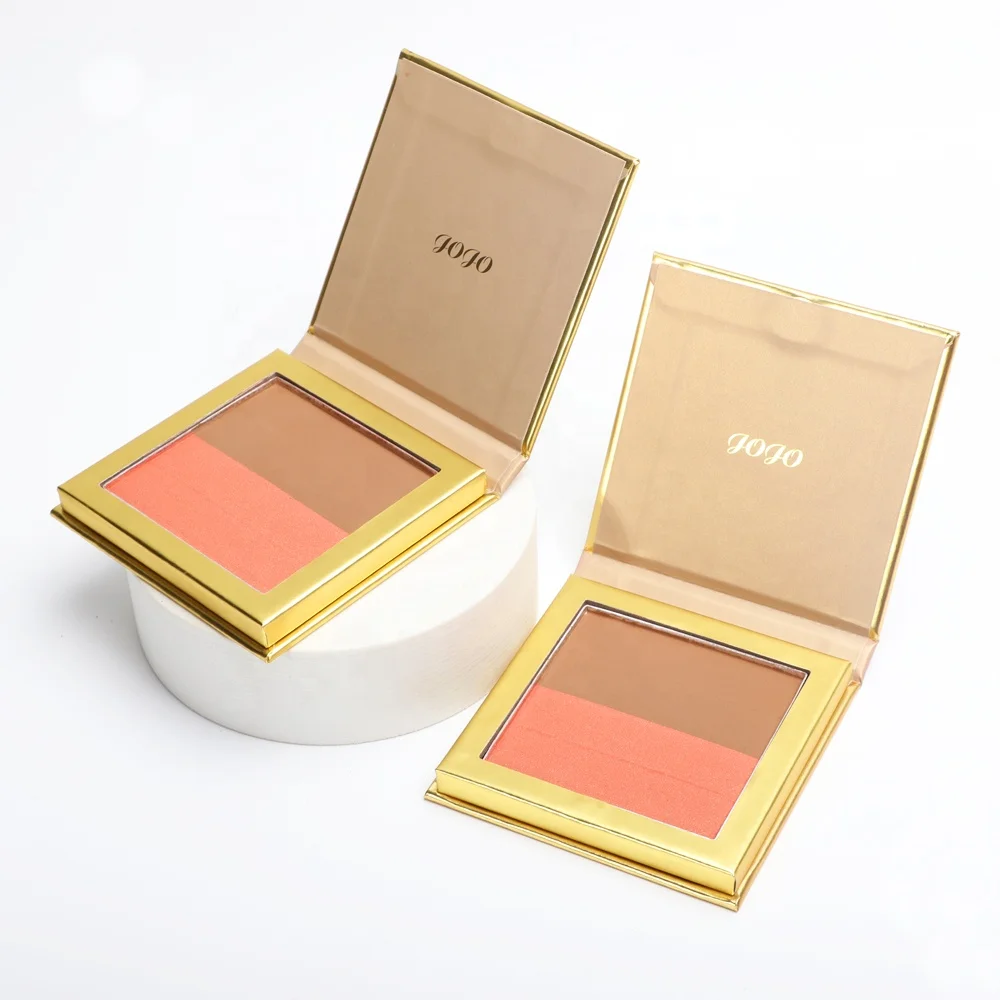 Christmas Gift Makeup Contour Palette Waterproof Bronzer Powder with Blush Private Label