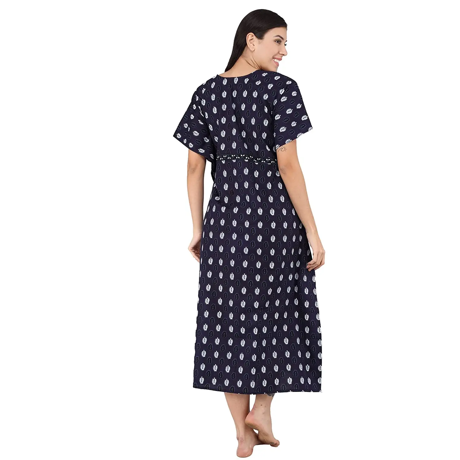 Indian Exporter Of Excellent Quality Summer Wear Pure Cotton Night Gowns Night Wear Available In Different Colors