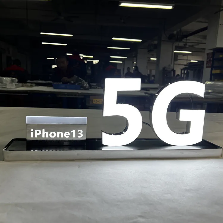 Custom Advertisement Light Led Steel Channel Letters Sign Light Up 3D Shop Logo Name