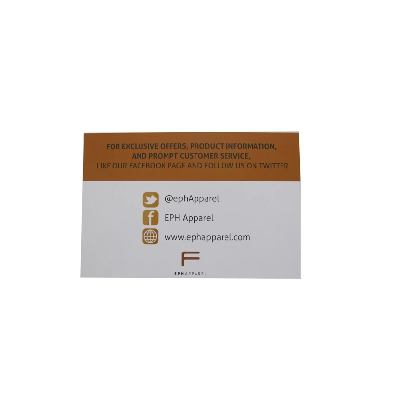 
wholesale high quality custom made design paper business name card 
