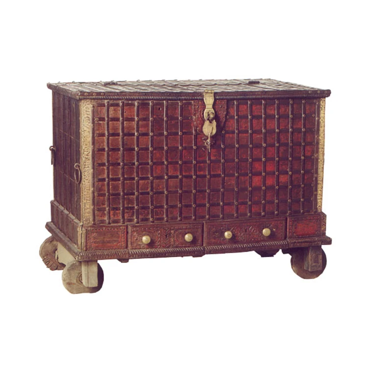 
 Отличная вещь в античном стиле, этнические сундуки для хранения, сундуки с колесами  