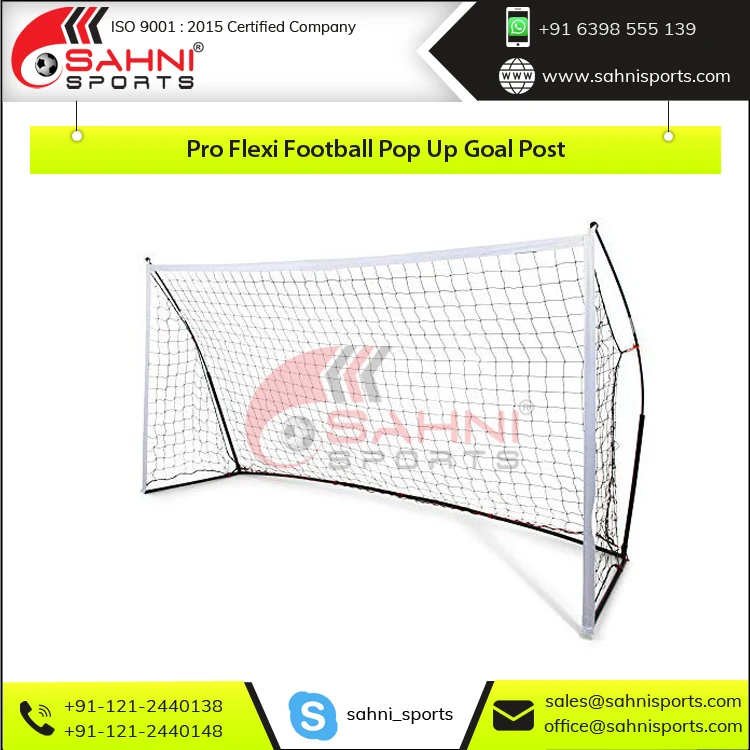 Легкий Pro Flexi pootball Football Pop-Up стойки для ворот с сумкой переноски и шипами Бестселлер от производителя занятий спортом
