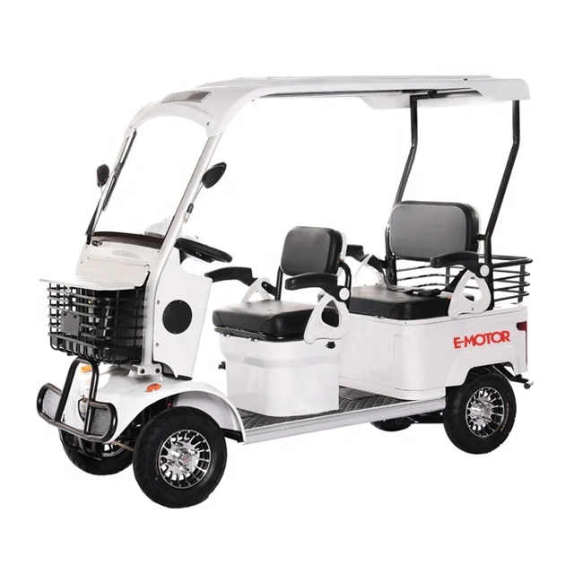 Powerful Motor Lithium Battery Front Disc Brake 3 Seats Sports  Street Legal Electric Golf Cart Vehicles