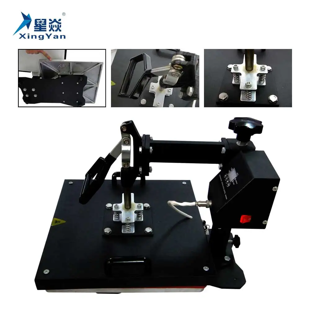updated swing-away heat press printer tshirt sublimation transfer printing machine