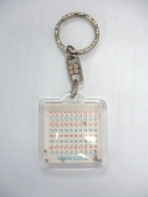 Wholesales STARWOOD lotto lottery Acrylic plastic Keychain #92026 key fob holder 649 promotional