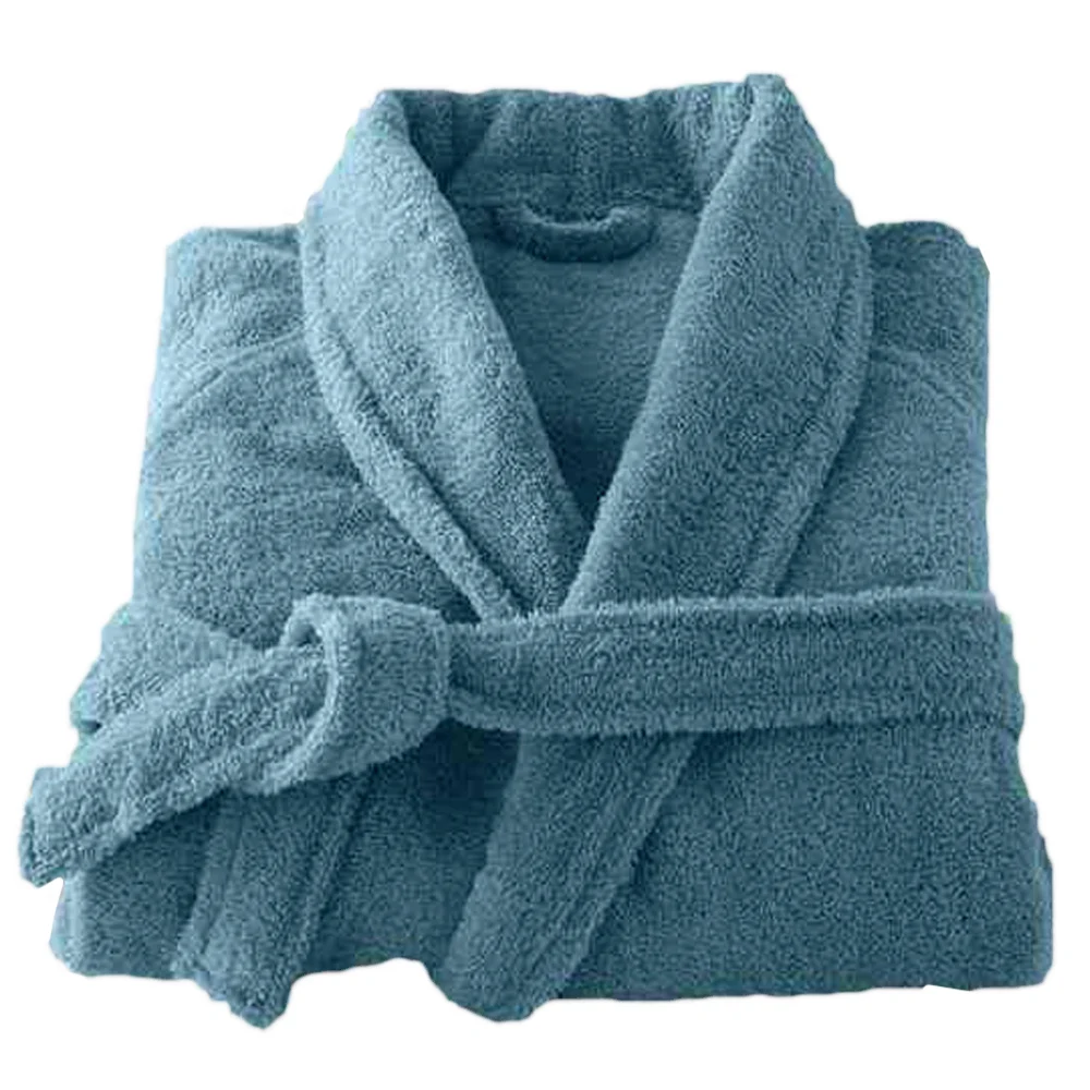100% Cotton Low Cost Terry Bath Robes Men/Women Bath Gown