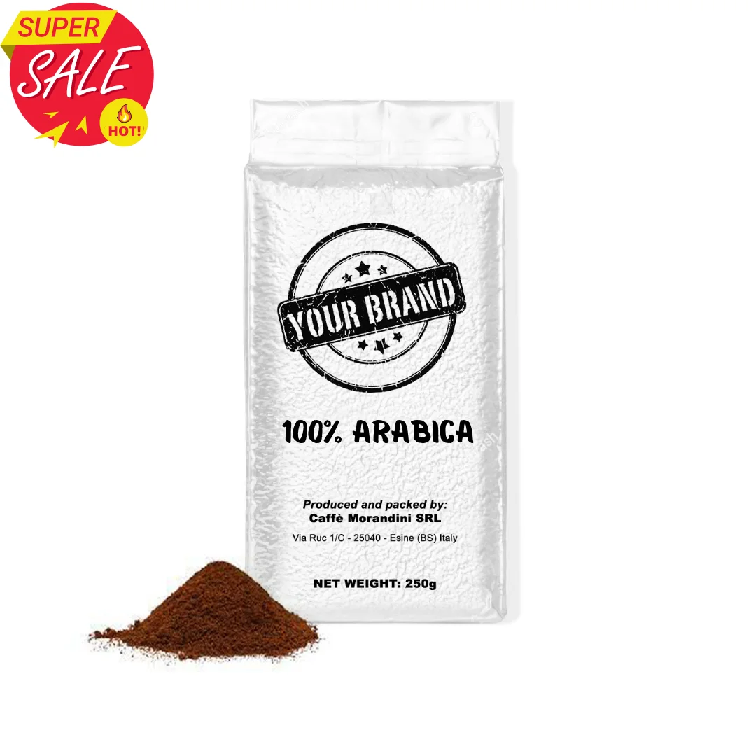 SPECIAL SALE 100% Arabica Made in Italy roasted ground coffee espresso moka 250g for retail
