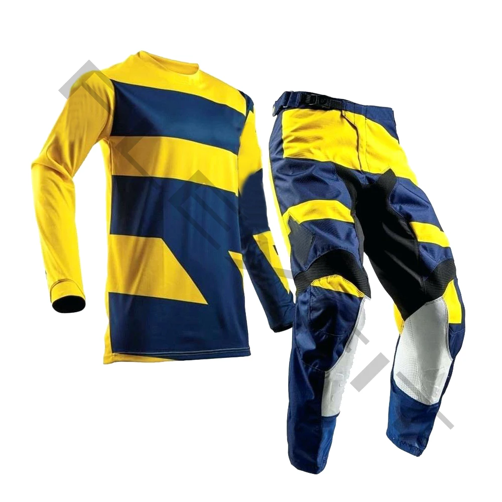 Sets Motocross Uniform racing Suit Custom printed Professional Dirt Proof Safety Motocross Riding Suits