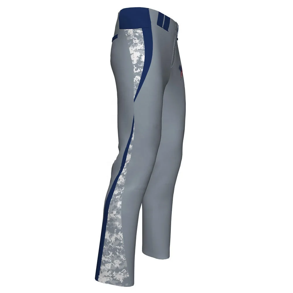 Custom sublimation baseball pants side striped sublimated with best quality fabric for men and women for top sale
