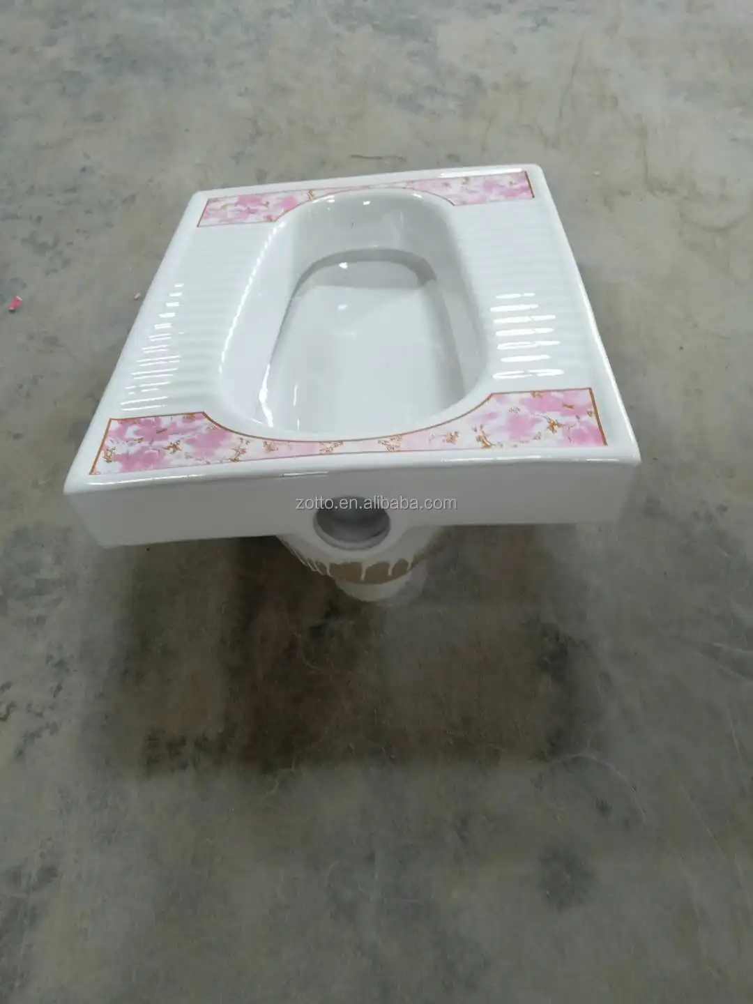 
High quality cheap sanitary ware wc ceramic porcelain squatting pan toilet 