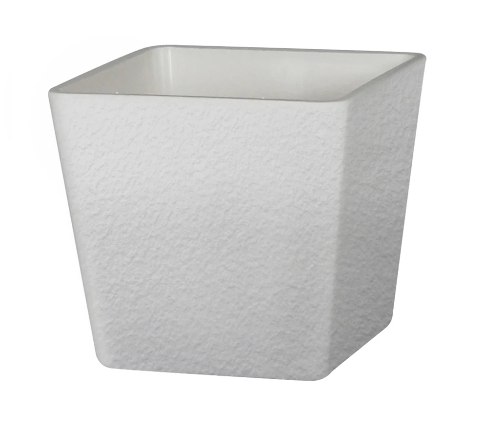 2022 New Model Flower Pots Decorative Pot Flowers Square Bowl Plastic Flower Pot For Indoor Outdoor Decoration