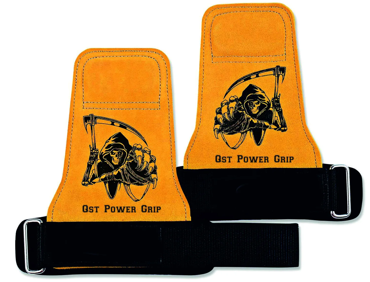 Hand grips gymnastics weight lifting leather grips three hole hand with wrist support Palm Protection