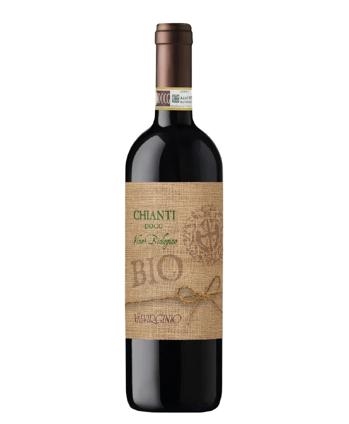 Chianti DOCG Valvirginio Organic 13%  Italy Italian Red Wine Toscana Tuscany 750ml vino elegant soft vinho alcoholic beverage