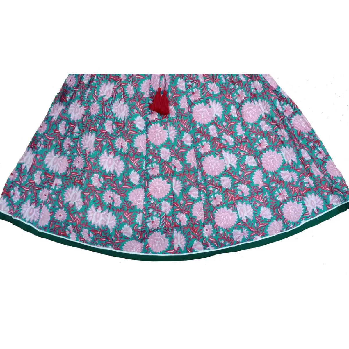 Women Wear Long Skirt Print Latest Designer Wear Soft Cotton Ladies Long Wrap Skirt OEM Women Garment Clothing Straight Skirt