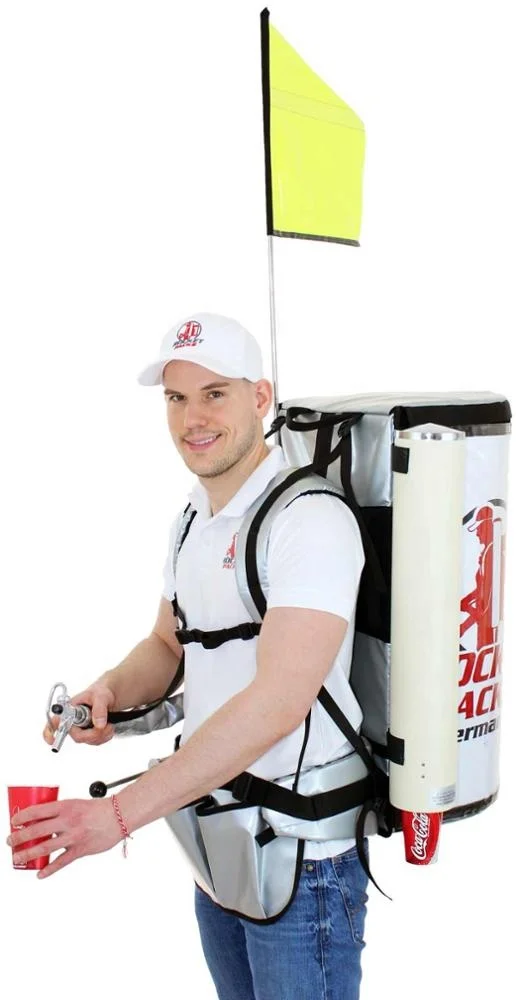 
Beer Backpack Mobile Vendor system for 19 Liter Beer Cola Coffee - vendor vending seller hawker mobile portable 