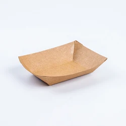 Eco Friendly Disposable Paper Food Tray for Carnivals, Fairs, Festivals, and Picnics Holds Nachos, Fries, Hot Corn Dogs and More