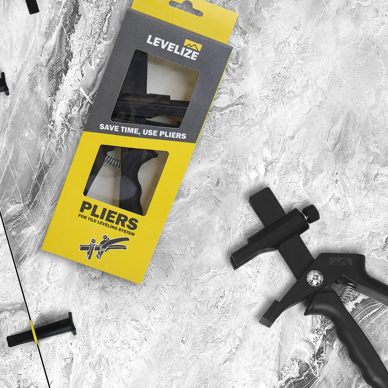 Tile accessories leveling pliers