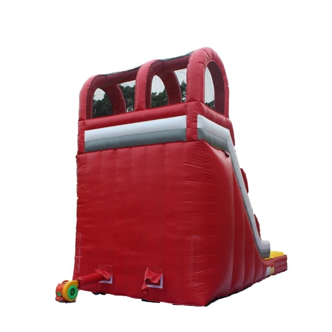 water slide with pool inflatable air slide for sale