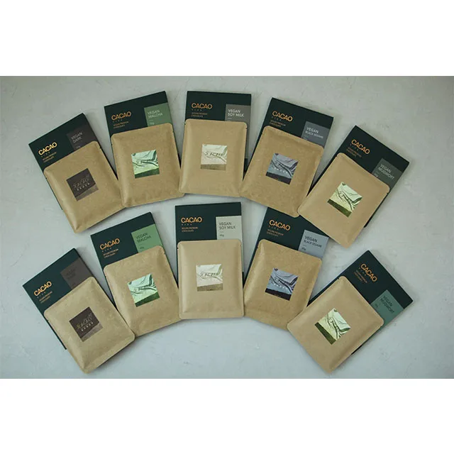 Vegan Chocolate Set of 5 The taste of pure cacao