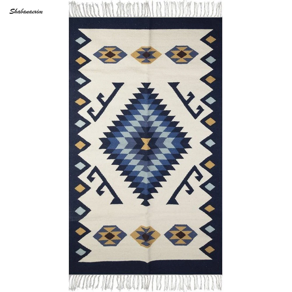 Beautiful Kilim Rugs Turkish Washable Handmade Floor Carpet Good Quality Kilim Long Rug for Hallway kilim Mat Made In India