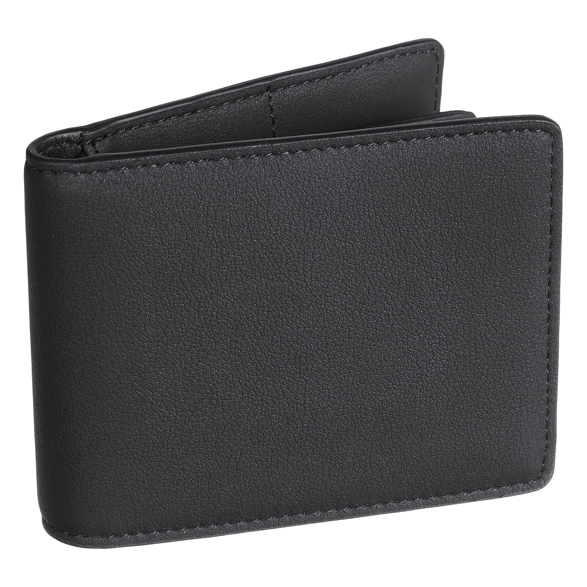 Air Tag Wallet Holder, Large Bifold Mens Wallet for AirTag RFID Blocking with 2 ID Windows and Integrated Holder for AirTag