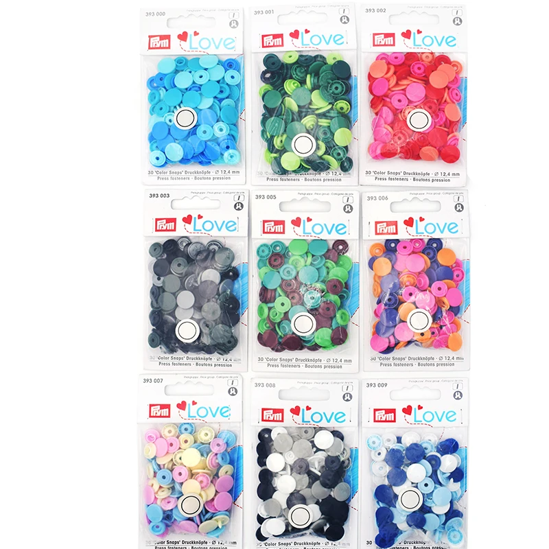 Prym 393008 Love Color Snap Buttons Fasteners Press studs