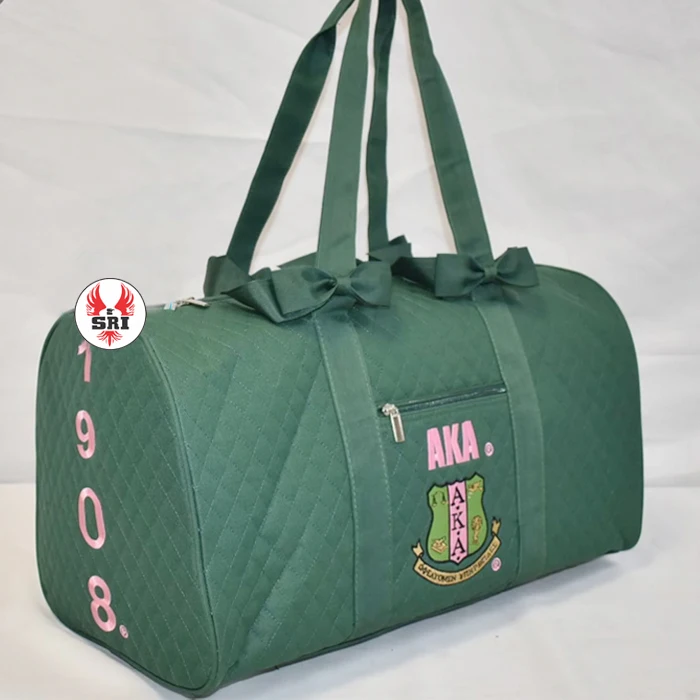 Alpha Kapa Alpha Soror вышитая стеганая спортивная сумка | Индивидуальная вышитая Женская Стеганая спортивная сумка