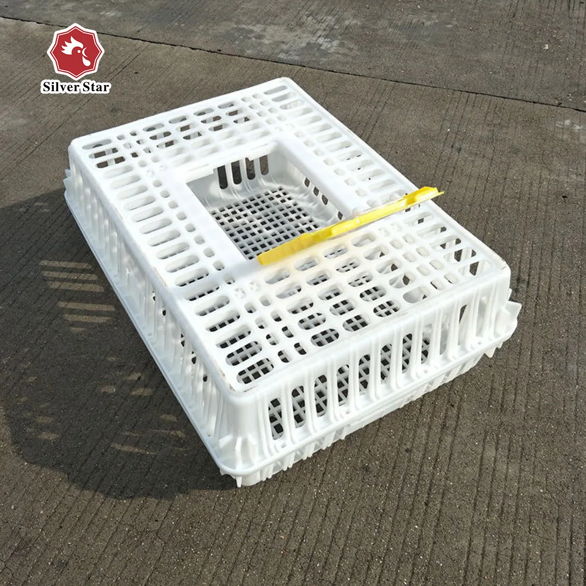 Silver star Poultry transport crate for live chikens with push-pull door for sale