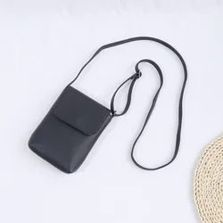 Universal Leather Cell Phone Shoulder Pocket Wallet Pouch Bag Case Mobile Phone Bag Purses