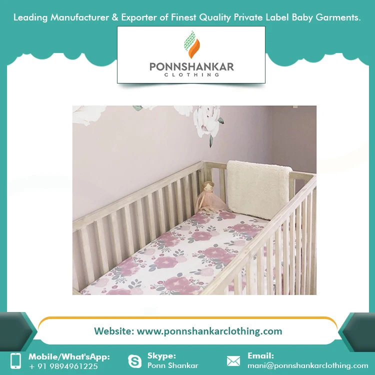 Wholesale Price Cotton Baby Fitted Sheet Baby Crib Bedding Set with High Quality Buy At Best Price