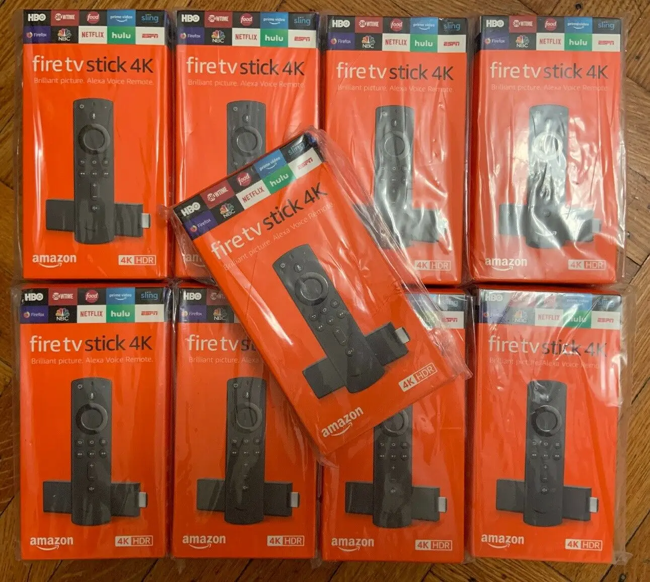 New SEALED- Amazon TV Fire Stick 4K Ultra HD Firestick with Alexa Voice Remote Streaming Media Player..!!