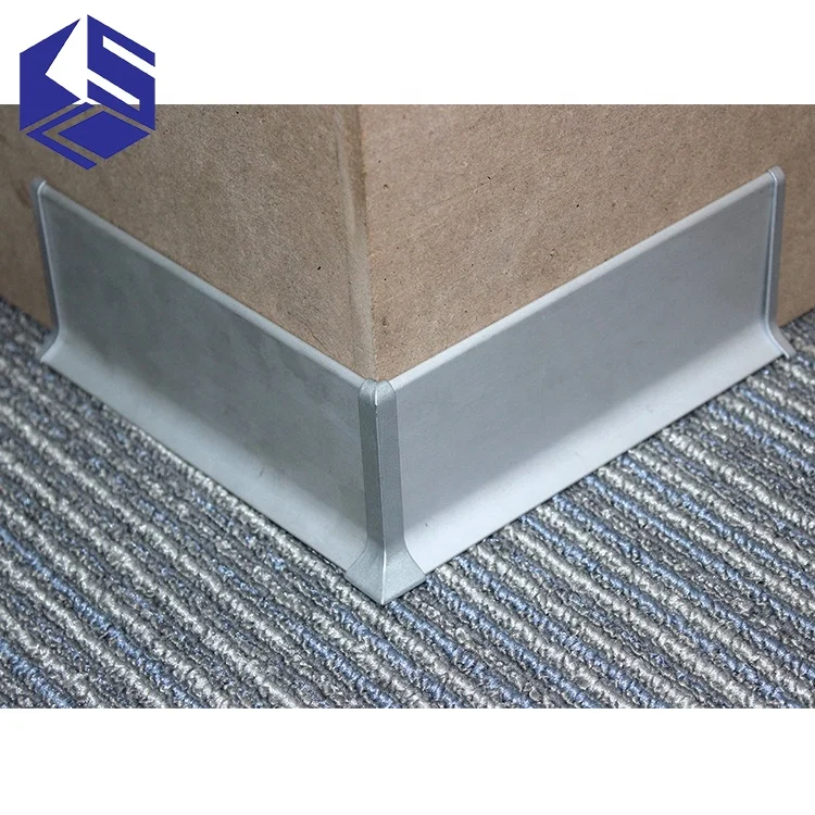 Decorative Wall Metal Aluminum Stainless Skirting Flexible Floor Stainless Steel Skirting Board