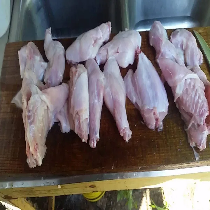 
Крольчатина Замороженные тушки крольчатина, замороженного мяса кролика и детали 