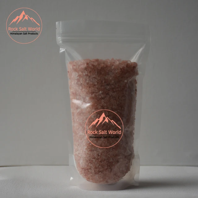 Органическая съедобная розовая кулинарная ГИМАЛАЙСКАЯ СОЛЬ гранулирует зерна 2 кг в изысканном размере 3 мм чистая натуральная кристаллическая форма темно-розовый