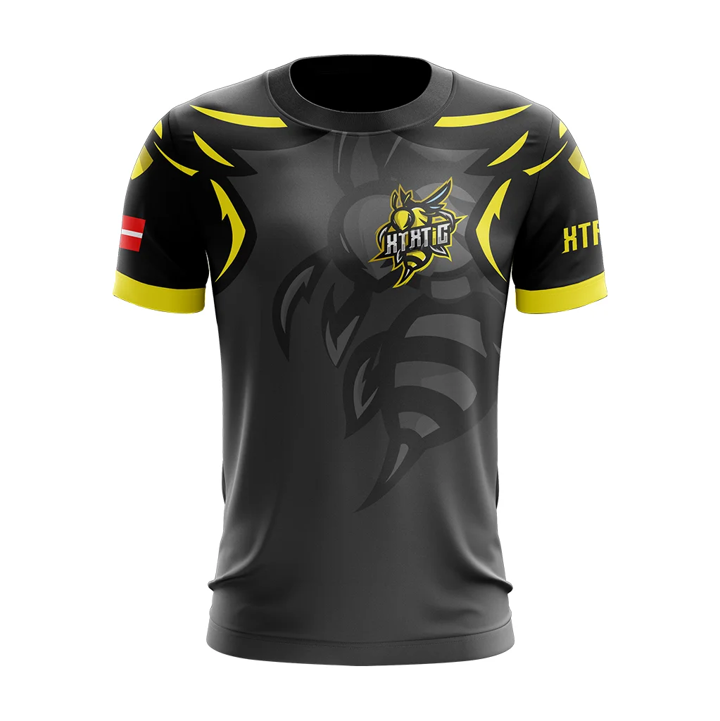 2021 Latest Design Gaming Shirt Esports Jersey Best Quality Sublimation 2021