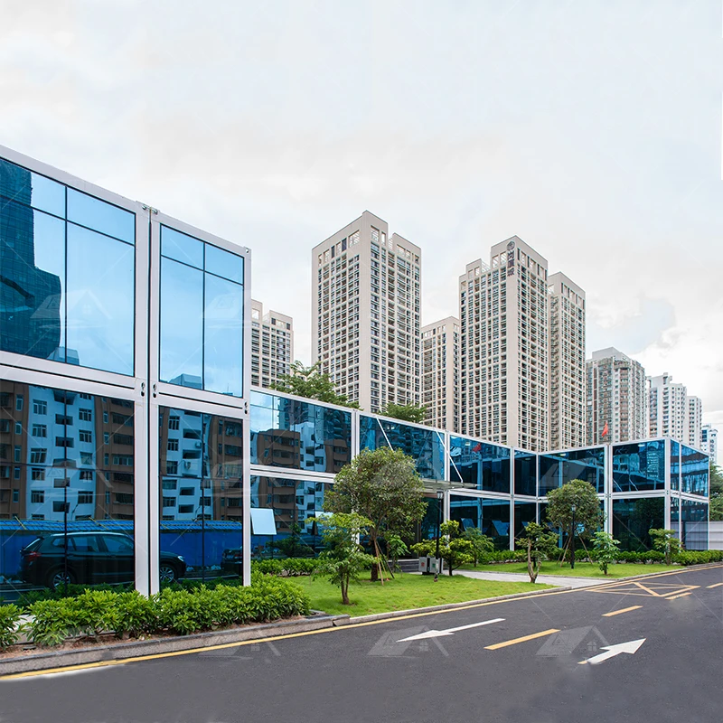 Luxury Modular Cabin for Site Construction Office Pod 20 Ft Office Container house