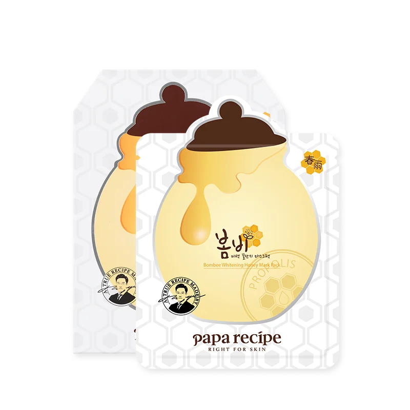 [Korean Cosmetics] Papa Recipe Bombee Whitening Honey Mask Sheet Pack (10 pcs / pack)