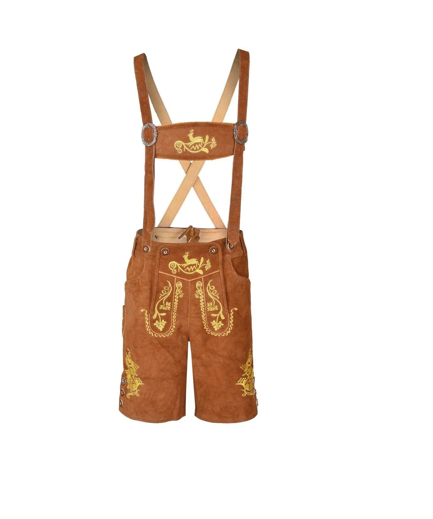 Пользовательский Октоберфест баварский Lederhosen мужской немецкий коровья кожа подходящие Короткие