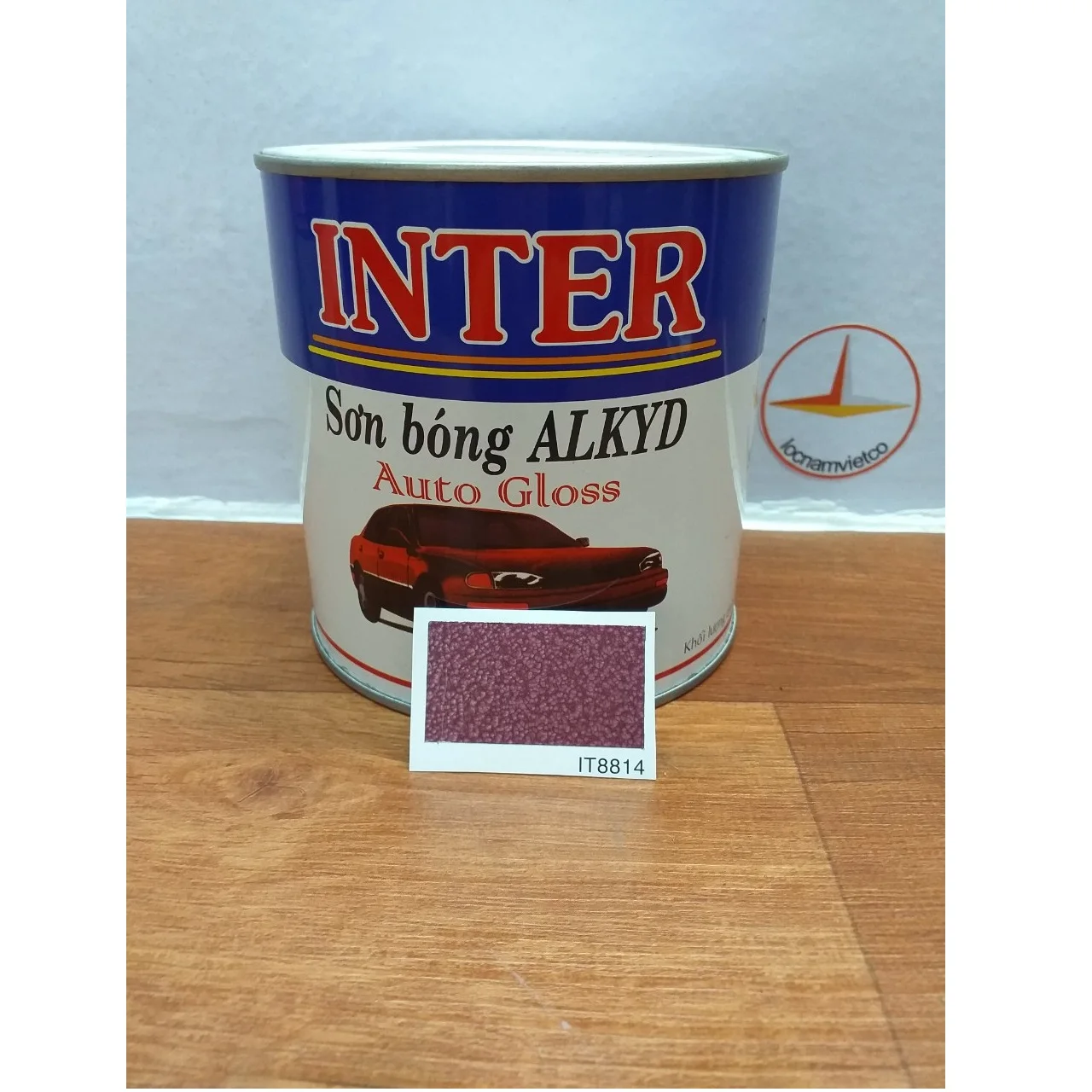 
IT 8814 cover natural long lasting and easy to use 4 - 5 m2 / liter / layer purple cotton vein paint 
