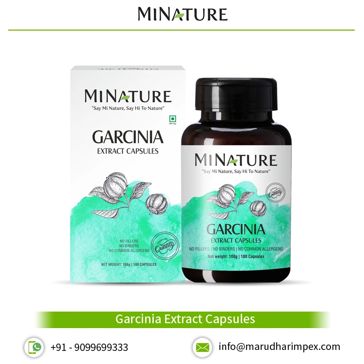 100% Pure Natural Garcinia Cambogia Extract Capsules from Leading Indian Dealer