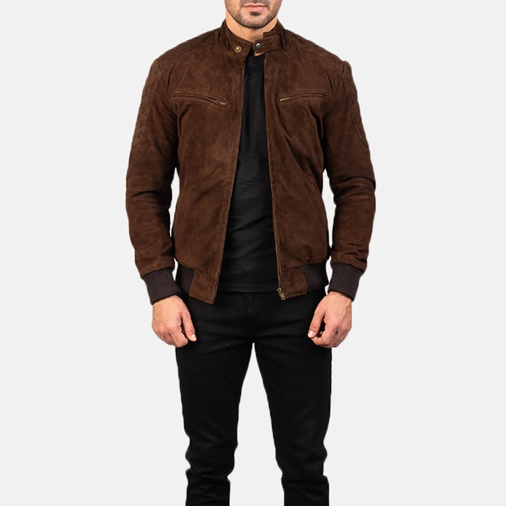 New Jacket For Men In Autumn/Winter 2021 Fashion Casual Leather Embroidered Jacket In Winter Velvet Jacket