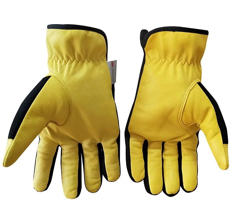 Мужские спортивные механические перчатки с закрытыми пальцами Нескользящие кожаные из синтетической кожи для механиков защитные индивидуальным логотипом