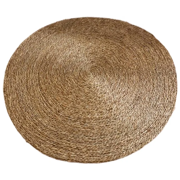 Vietrustic Hot Selling Woven Seagrass Carpets Rugs For Yoga or Prayer Indoor Woven Floor Area Rug Made In Vietnam