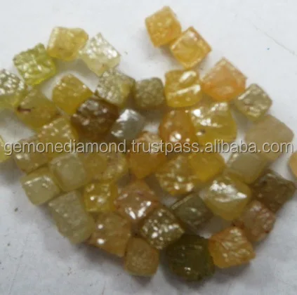 Square Shape Cube Uncut Rough Diamonds From India,Congo Cube Rough Diamonds By Gemone Diamond
