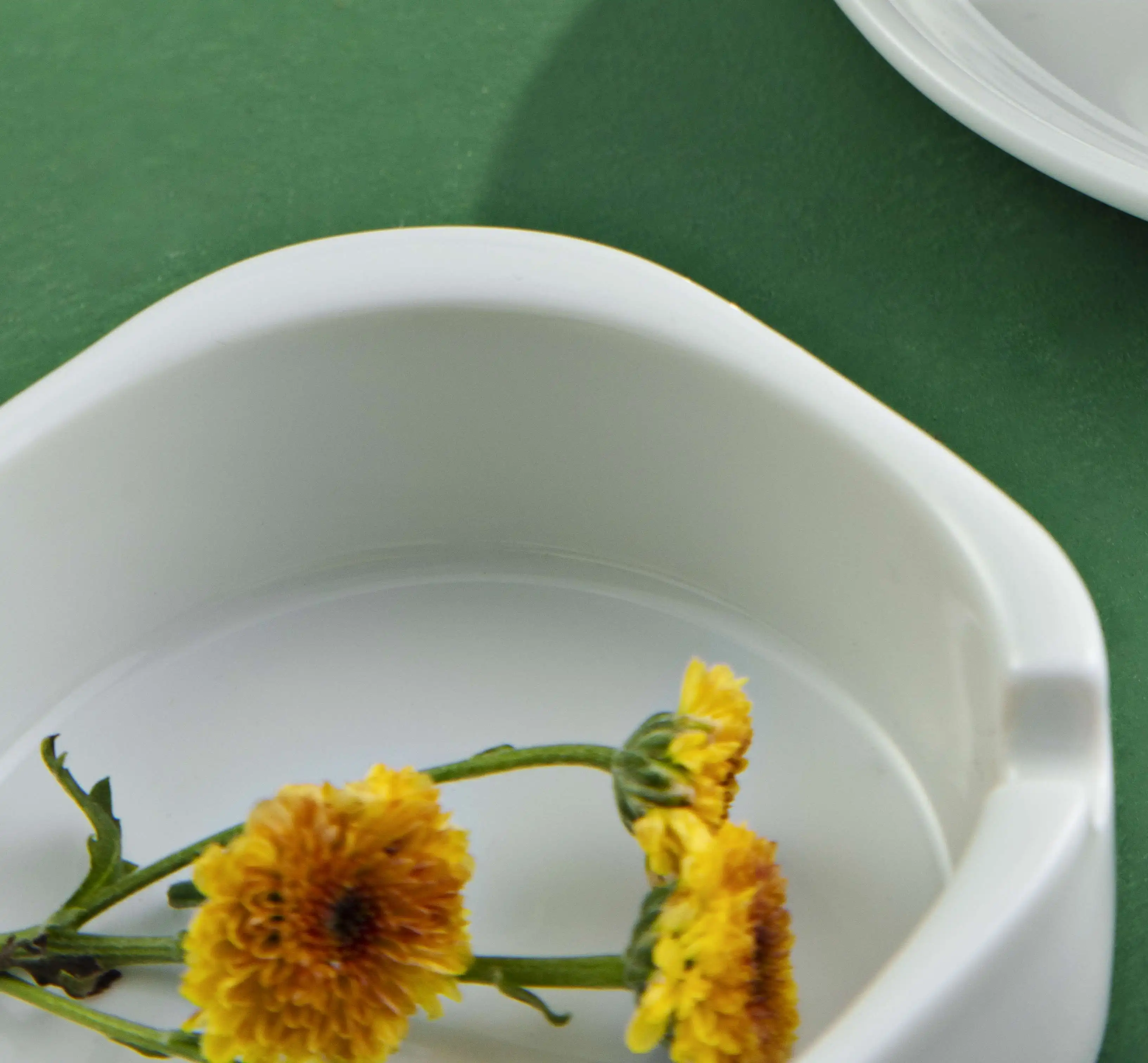 OEM Best Seller Square Heat Resistant Porcelain Ashtrays hot trend for cigar ashtray wholesale for luxury hotels and restaurants