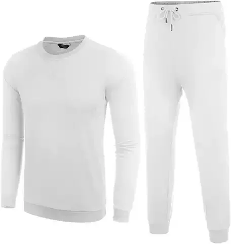 High Quality Custom Printing Logo Men Pullover Tracksuit Custom Material Flexible Men Sweat Suit