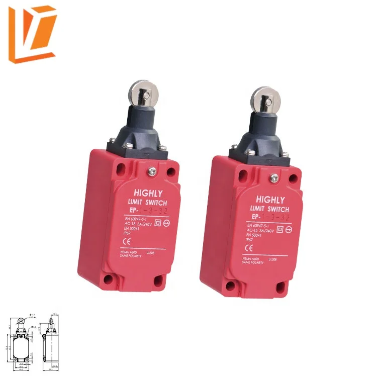 EP-2-5-32 Roller plunger type elevator door contact limit switch